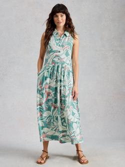 White Stuff Rylee Dress, Blue/Multi, Blue/Multi