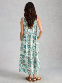 White Stuff Rylee Dress, Blue/Multi - view 2, Blue/Multi
