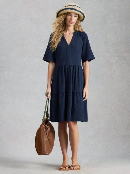 White Stuff Sophia Dress, Blue, Blue