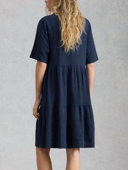 White Stuff Sophia Dress, Blue - view 2, Blue
