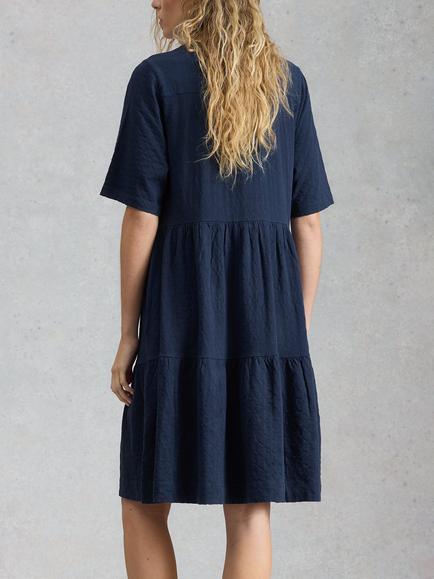 White Stuff Sophia Dress, Blue - view 2, Blue