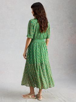 White Stuff Yuki Dress, Green/Multi - view 2, Green/Multi