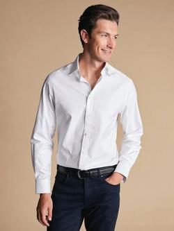 Charles Tyrwhitt Luxury Cotton Twill Extra Slim Fit Shirt, White, White