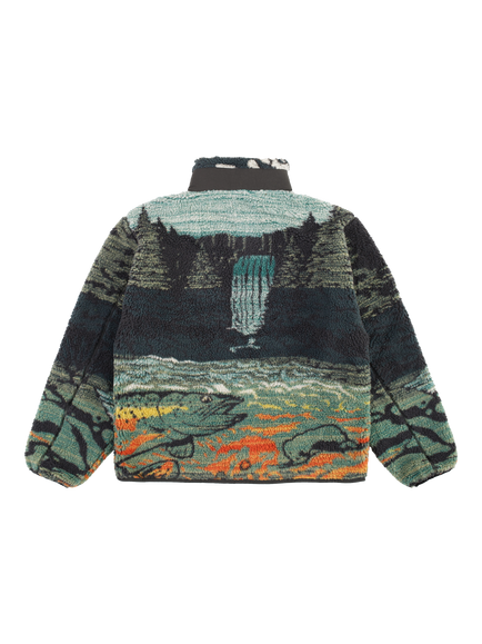 Pendleton Salmon Falls Jacquard Sherpa Fleece Jacket, Four Corners - view 2, Salmon Falls Scenic