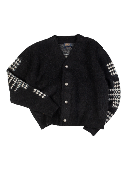 Pendleton Harding Button Neck Cardigan, Harding Black, Harding Black