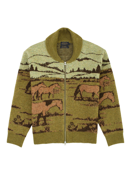 Pendleton Zip Cardigan, Shadow Mountain, Shadow Mountain