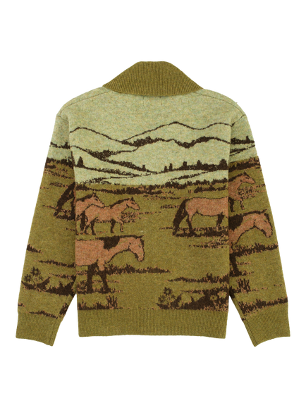 Pendleton Zip Cardigan, Shadow Mountain - view 2, Shadow Mountain