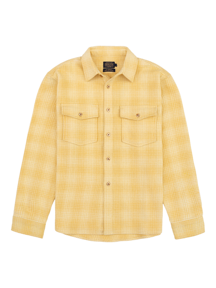 Pendleton Big Pocket Check Cotton Shirt, Cream Shadow Check