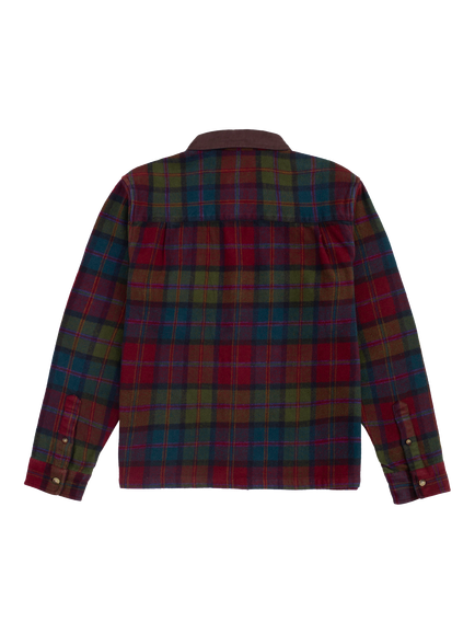 Pendleton Heritage Check Overshirt, Purple Plaid - view 2, Purple Plaid
