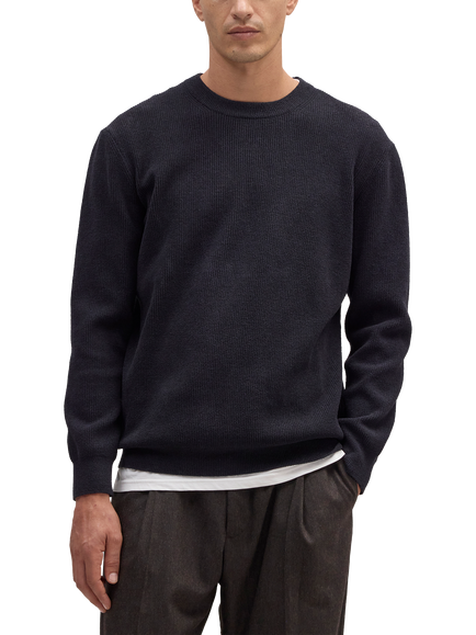 NN.07 Danny Lightweight Sweater, Black