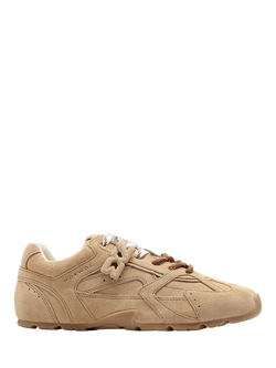 Nokwol Atlas Suede Trainers, Beige, Beige