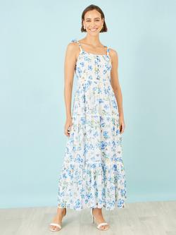 Yumi Butterfly Maxi Dress, White, White