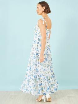 Yumi Butterfly Maxi Dress, White - view 2, White