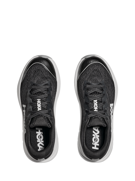 HOKA Kids' Mesh Running Trainers, Black/White - view 2, Black/White
