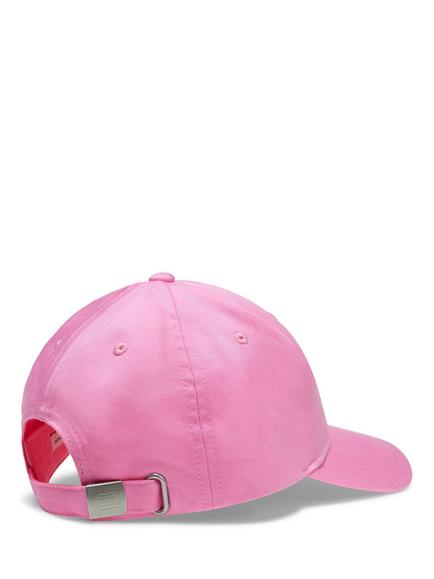 Tommy Hilfiger Kids' Flog Logo Baseball Cap, Pink Mid - view 2, Pink Mid