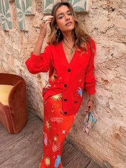 Never Fully Dressed Celestial Cardigan, Multi, Multi