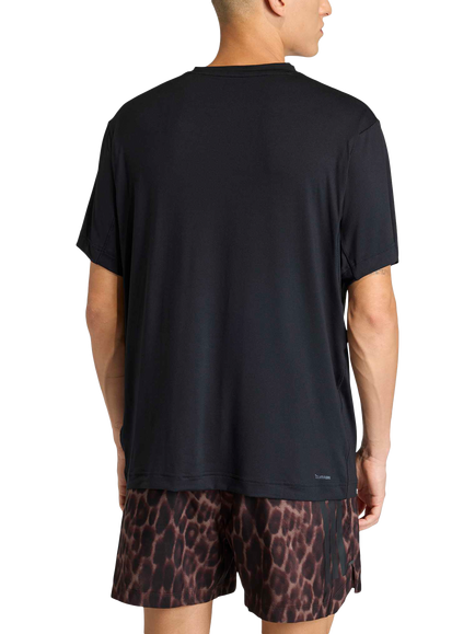 adidas Puremotion Men's Crew Neck T-Shirt, Black - view 2, Black