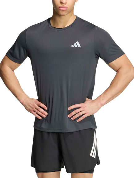 adidas Run Essentials Crew Neck T-Shirt, Carbon, Carbon