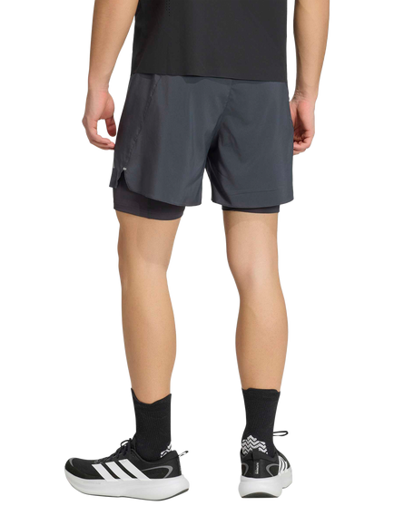 adidas 365 Running Essentials 2-in-1 Shorts, Carbon - view 2, Carbon