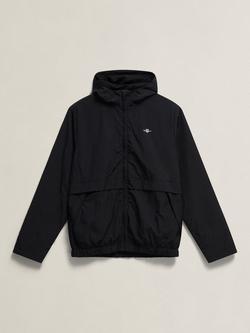 GANT Kids' Archive Shield Windbreaker Jacket, Black, Black
