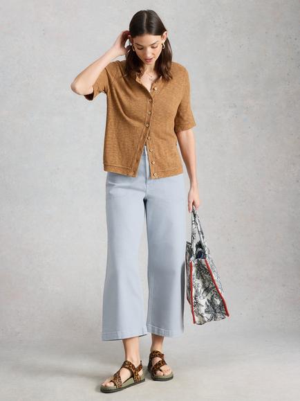White Stuff Tia Wide Leg Jeans, Light Blue