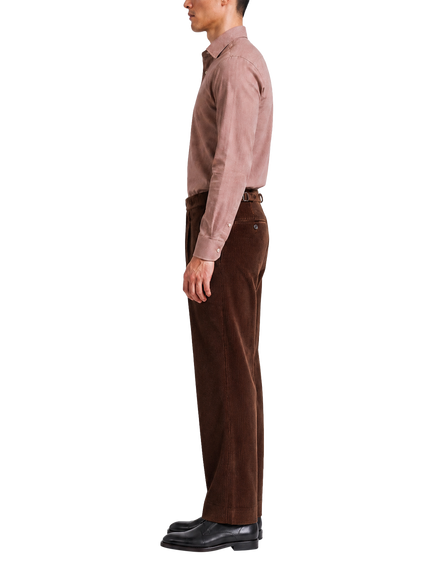 Richard James London Corduroy Trousers, Brown - view 2, Brown