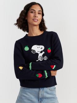 Chinti & Parker Snoopy Fruit Jumper, Navy