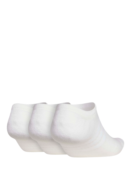 adidas No Show Performance Socks, Pack of 3, White - view 2, White