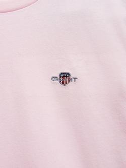 GANT Kids' Shield Short Sleeve T-Shirt - view 2, Light Pink
