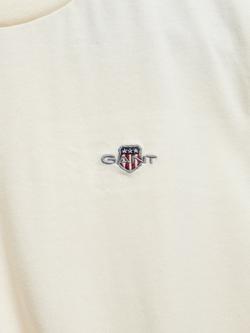 GANT Kids' Shield Short Sleeve T-Shirt - view 2, Cream
