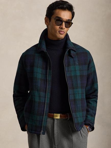Polo Ralph Lauren Blackwatch Wool Harrington Jacket, Blackwatch Tartan, Blackwatch Tartan