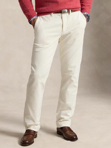 Polo Ralph Lauren Bedford Cotton Rich Corduroy Trousers, Warm White, Warm White