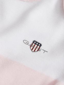 GANT Baby Striped Short Sleeve Romper, Pack of 2 - view 2, Light Pink