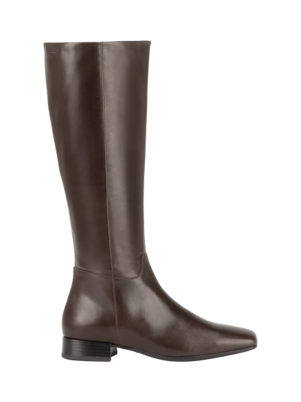 Vagabond Shoemakers Mona Leather Knee High Boots, Chocolate, Chocolate