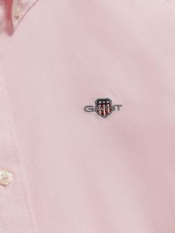 GANT Kids' Shield Long Sleeve Oxford Shirt, Light Pink - view 2, Light Pink