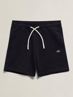 GANT Kids' Drawstring Sweat Shorts, Evening Blue