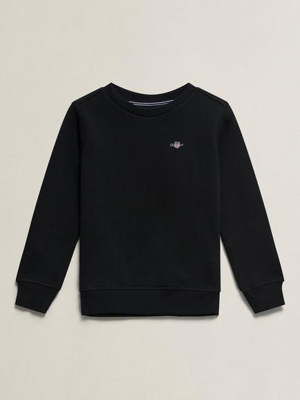 GANT Kids' Crew Neck Sweatshirt, Black