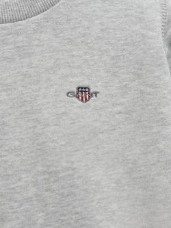 GANT Kids' Crew Neck Sweatshirt - view 2, Grey Melange