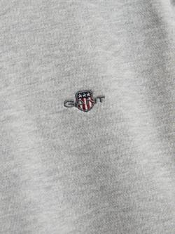 GANT Kids' Shield Crew Neck Sweatshirt - view 2, Grey Melange