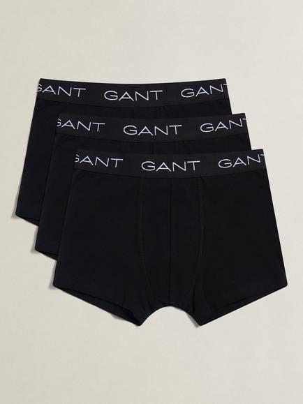 GANT Kids' Boxer Briefs, Pack of 3, Black