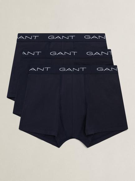GANT Kids' Boxer Briefs, Pack of 3, Evening Blue