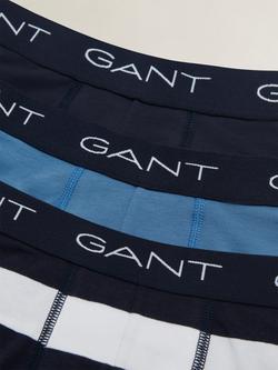 GANT Kids' Stripe Boxer Briefs, Pack of 3, Evening Blue - view 2, Evening Blue