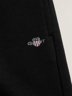 GANT Kids' Shield Sweat Shorts, Black - view 2, Black