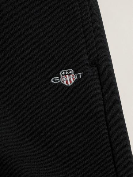 GANT Kids' Shield Sweat Shorts, Black - view 2, Black