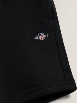 GANT Kids' Drawstring Sweat Shorts, Black - view 2, Black