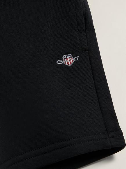 GANT Kids' Drawstring Sweat Shorts, Black - view 2, Black