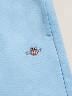 GANT Kids' Drawstring Sweat Shorts, Sky Blue - view 2, Sky Blue