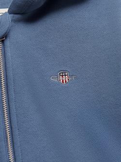 GANT Kids' Shield Full Zip Hoodie - view 2, Blue Ink