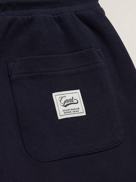 GANT Kids' Cuffed Drawstring Joggers - view 2, Evening Blue