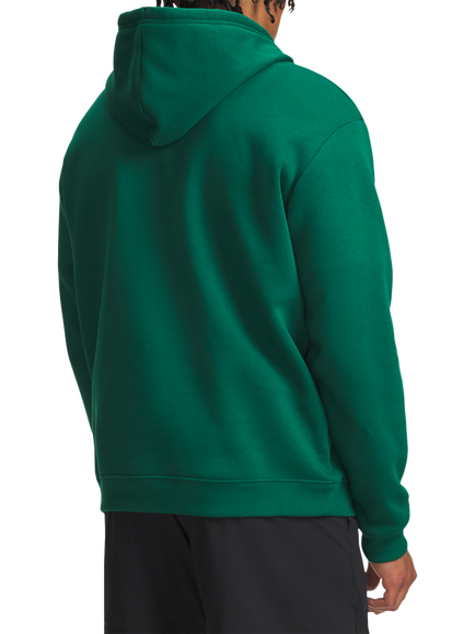Under Armour Rival Fleece Hoodie, Campus Ivy/White - view 2, Campus Ivy / / White